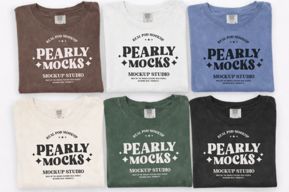 Download Comfort Colors C1717 Group Shirt Mockup - Mockup Collection