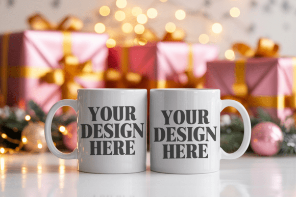 Download 11oz White Christmas Mug Mockup 89 - Mockup Collection