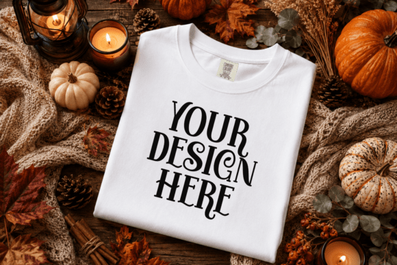 Download CC1717 Halloween White Flat Lay Mockup - Mockup Collection