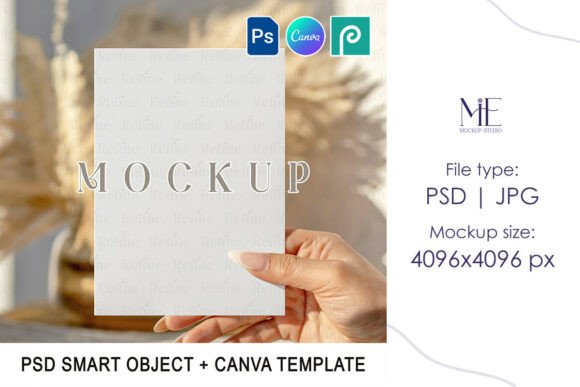 Download 5x7 Invitation Card Mockup PSD Canva - Mockup Collection
