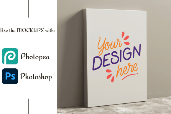 Download 20x28 Inches Stretched Canvas Mockup - Mockup Collection